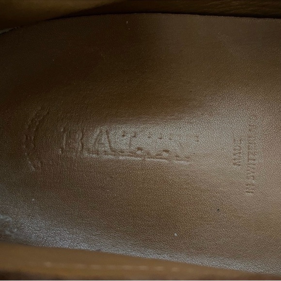 Bally Tan Brown Suede Loafers shoes Sz 11 - Picture 6 of 13